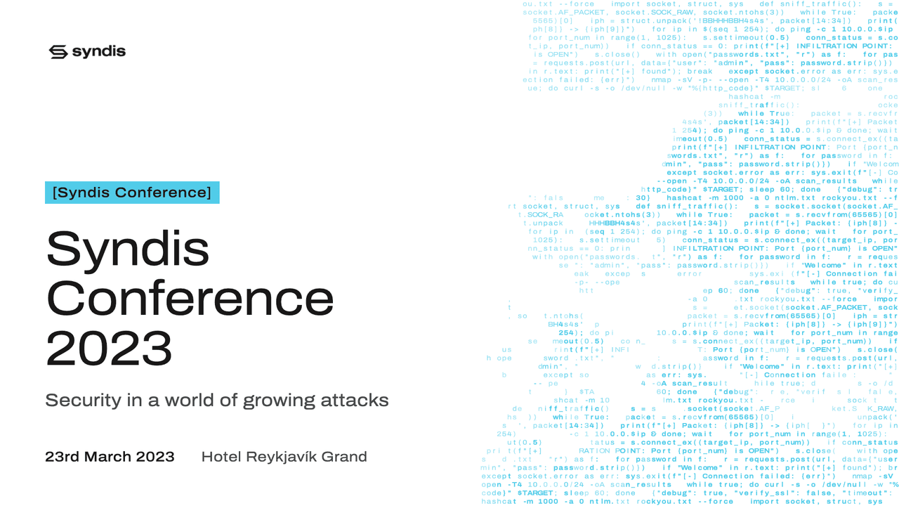 Syndis Conference 2023