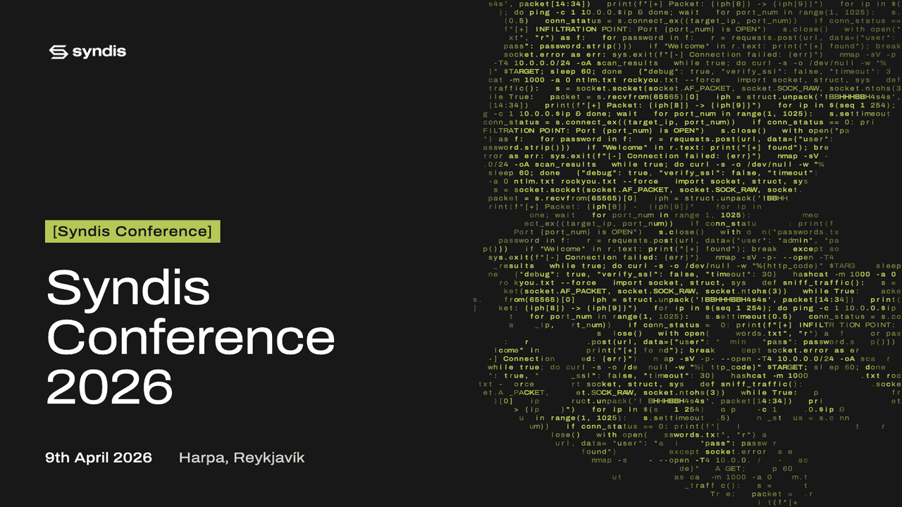Syndis Conference 2026
